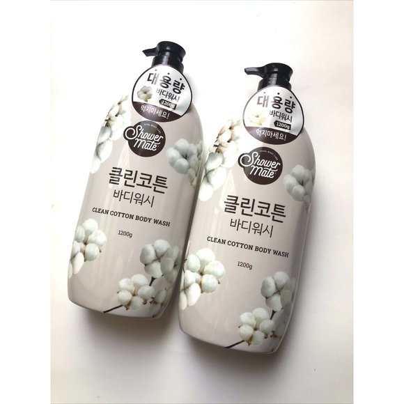 Shower Mate | Bath & Body | Lot 2x New Korean Shower Mate Clean Cotton ...